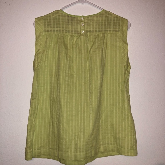 Green J Crew tank top - Picture 5 of 6